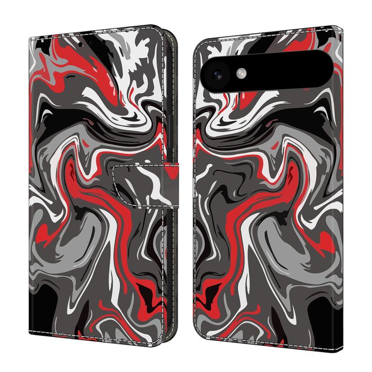 For iPhone Air Crystal-Like Painted Vegan Leather Phone Case(Rock Texture)
