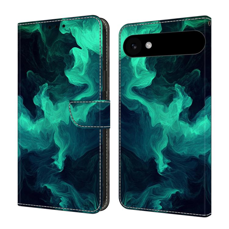 For iPhone Air Crystal-Like Painted Vegan Leather Phone Case(Smoke)