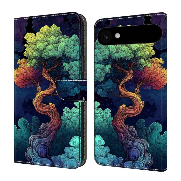 For iPhone Air Crystal-Like Painted Vegan Leather Phone Case(Spruce)