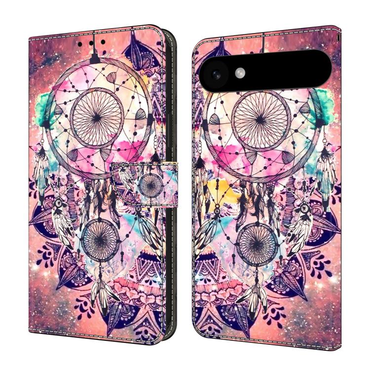 For iPhone Air Crystal-Like Painted Vegan Leather Phone Case(Wind Chime)