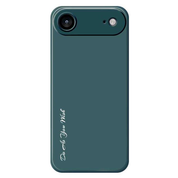For iPhone Air Do As You Wish A1440 Fine Hole Straight Edge Silicone Phone Case(Green)