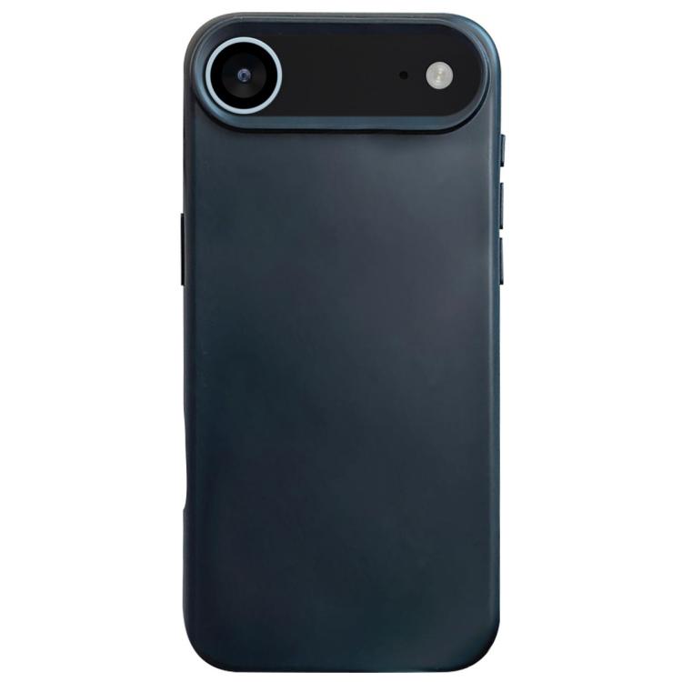 For iPhone Air Dopamine Simple Imitation Liquid Silicone Phone Case(Black)