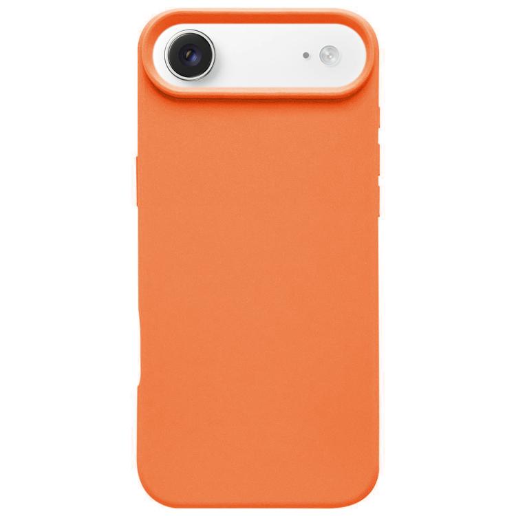 For iPhone Air Dopamine Simple Imitation Liquid Silicone Phone Case(Orange)