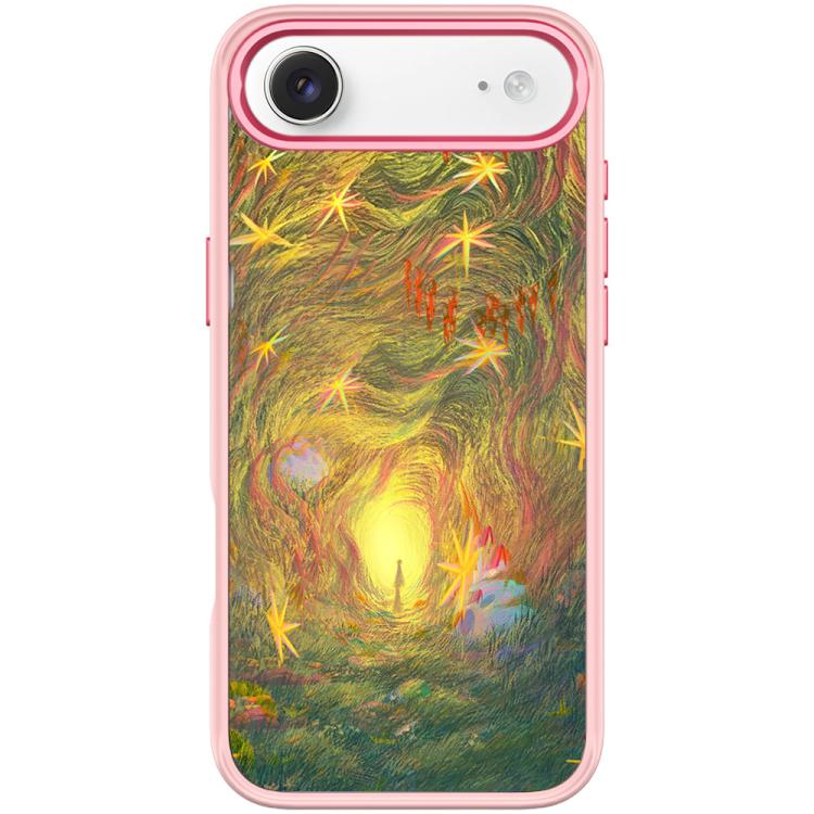 For iPhone Air Dream Entrance Pattern Magnetic Phone Case(Pink)