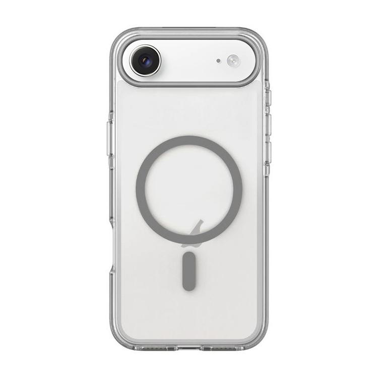 For iPhone Air Dual-Color PC Hybrid TPU Magnetic Phone Case(Grey)