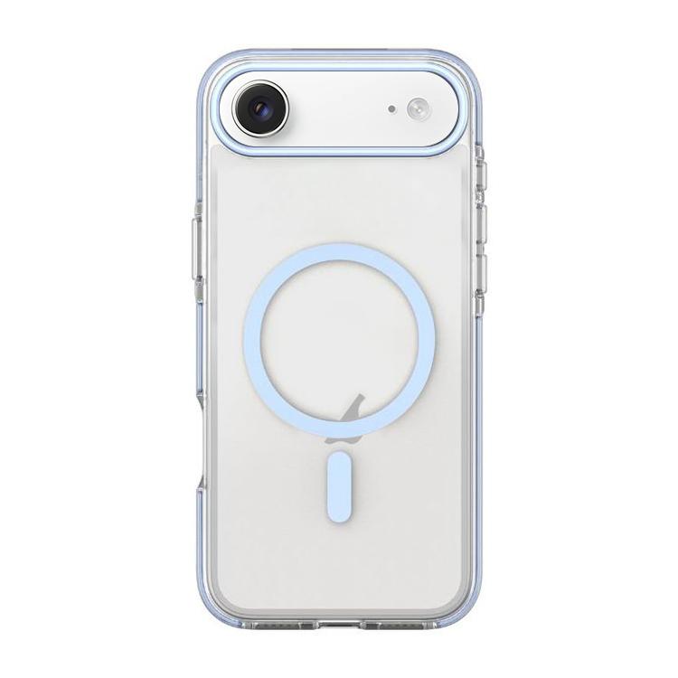 For iPhone Air Dual-Color PC Hybrid TPU Magnetic Phone Case(Light Blue)