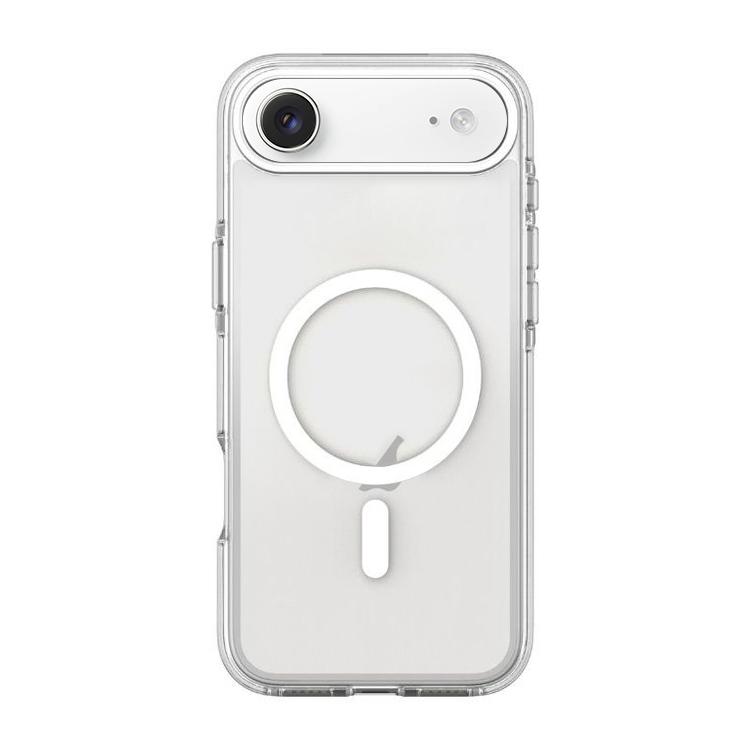 For iPhone Air Dual-Color PC Hybrid TPU Magnetic Phone Case(White)