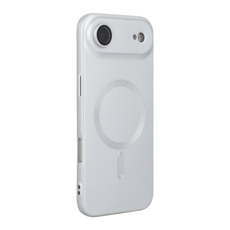 For iPhone Air ENKAY MagSafe Matte TPU Phone Case with Lens Film(Silver)