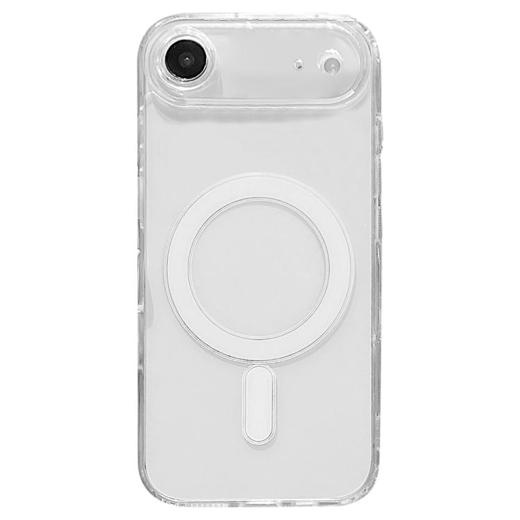 For iPhone Air Fine Hole MagSafe Magnetic Clear Acrylic TPU Case(Transparent)