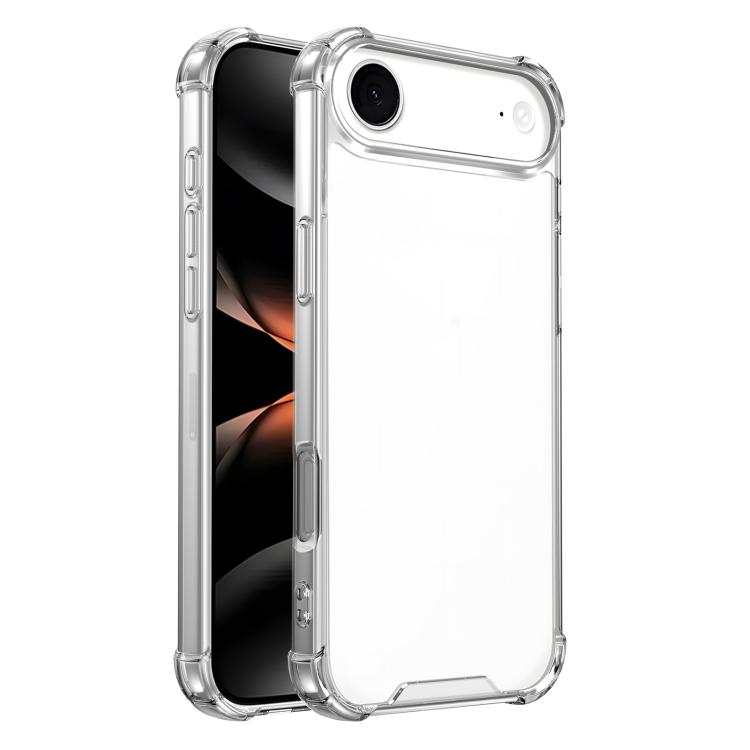 For iPhone Air Four-corner Shockproof Acrylic +TPU Phone Case(Transparent)