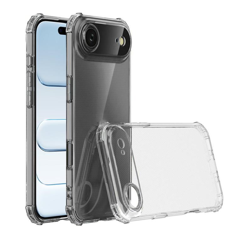 For iPhone Air Four-Corner Shockproof Clear TPU Phone Case(Transparent)