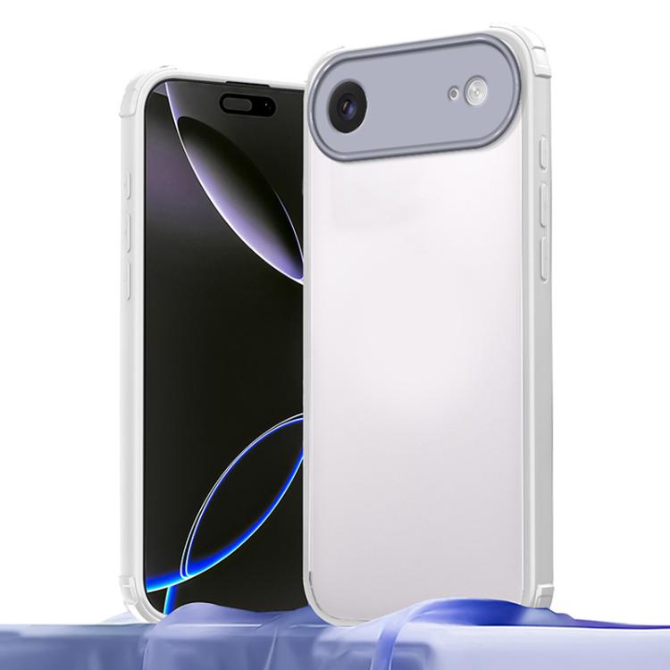 For iPhone Air Four Corners Shield Shockproof TPU Hybrid PC Phone Case(Grey)