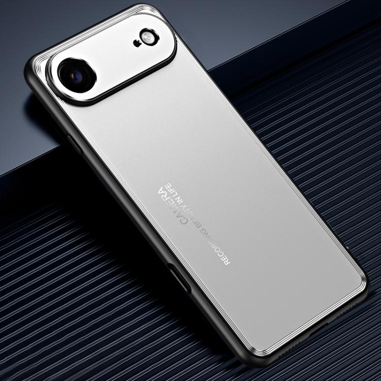 For iPhone Air Frosted Metal Phone Case(Silver)