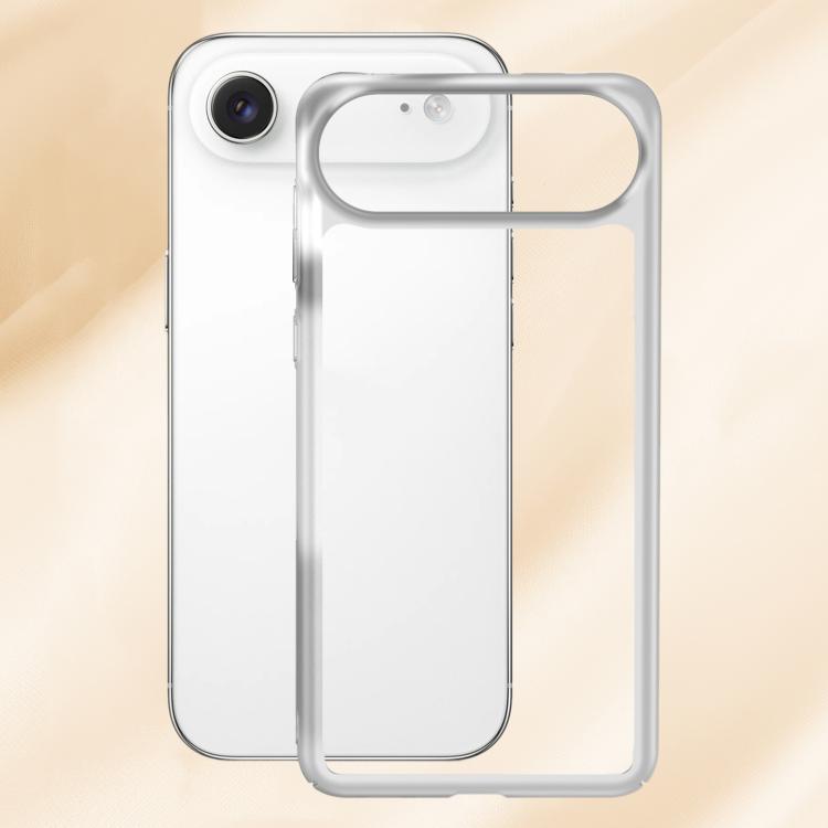 For iPhone Air Frosted Slim Heat Dissipation Frame Shockproof PC Phone Case(White)