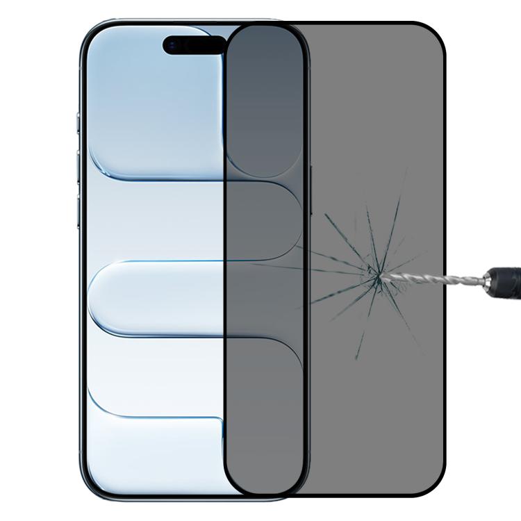 For iPhone Air Full Cover Anti-spy Silk Screen Tempered Glass Film