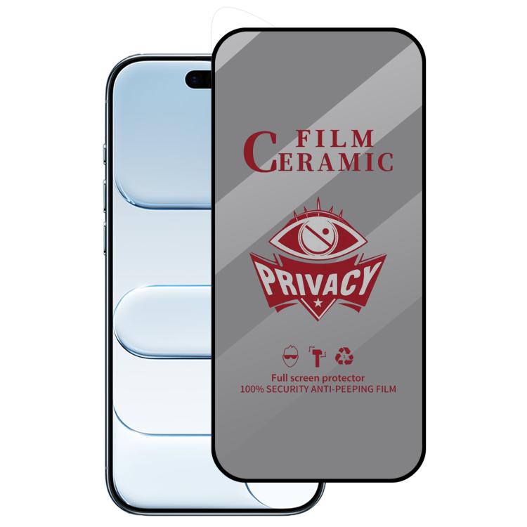 For iPhone Air Full Coverage HD Privacy Ceramic Film