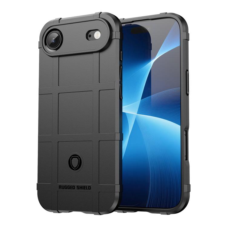 For iPhone Air Full Coverage Shockproof TPU Phone Case(Black)