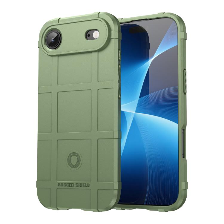 For iPhone Air Full Coverage Shockproof TPU Phone Case(Green)