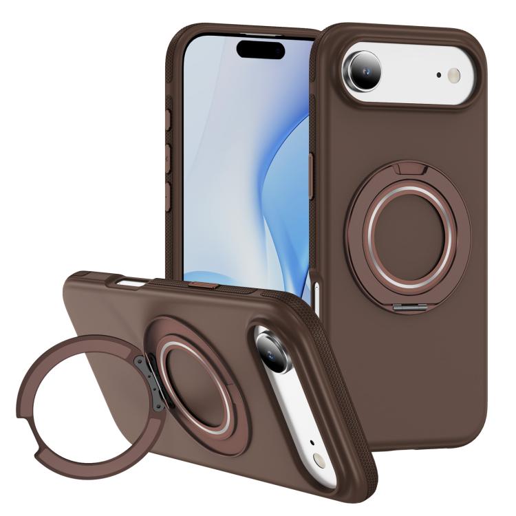 For iPhone Air Gear Holder C MagSafe Phone Case(Coffee)