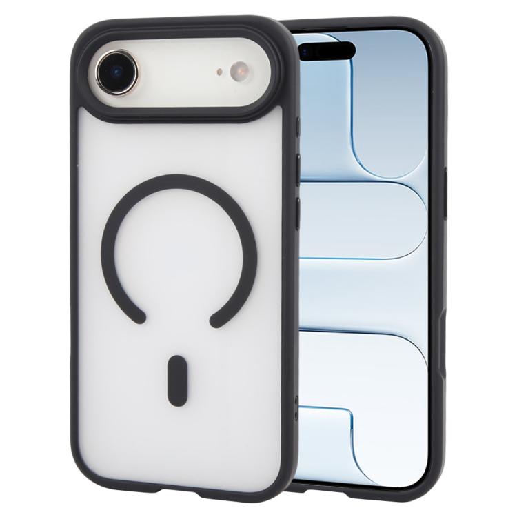 For iPhone Air GEBEI Jazz Series Skin Feel Frosted MagSafe Phone Case(Black)