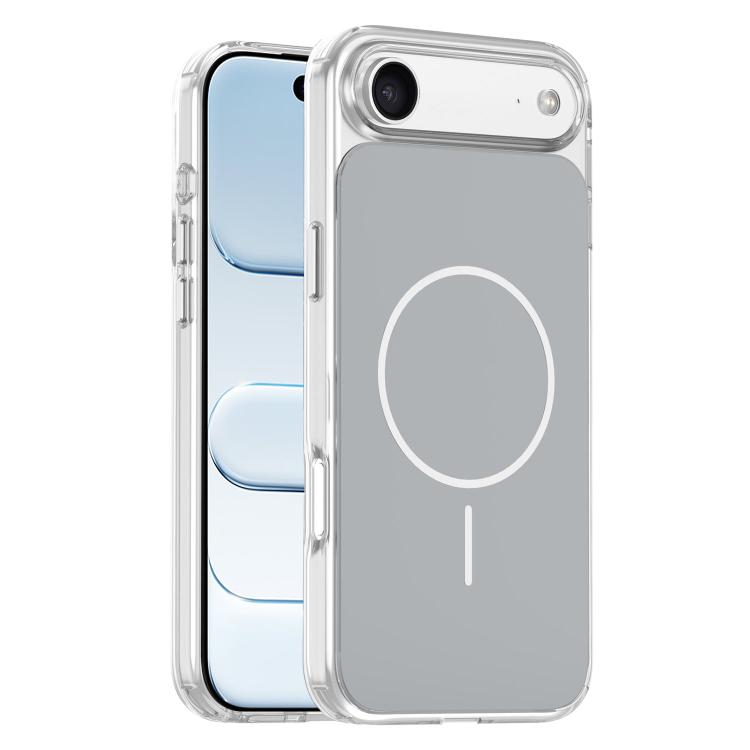 For iPhone Air Gold-Orange Original Color MagSafe Shockproof Phone Case(Grey)