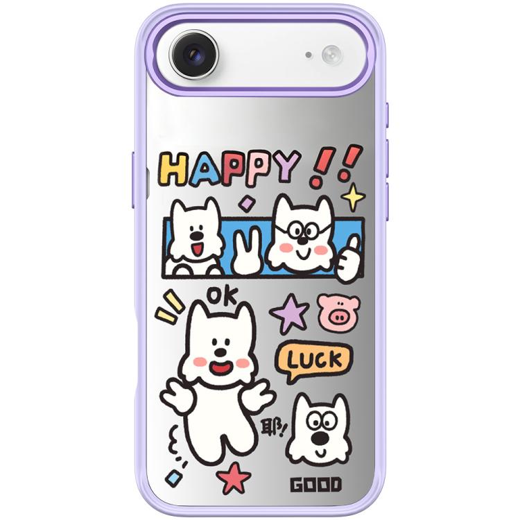 For iPhone Air Good Day Pattern Magnetic Phone Case(Light Purple)