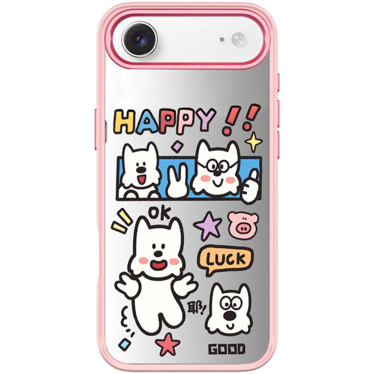 For iPhone Air Good Day Pattern Magnetic Phone Case(Pink)