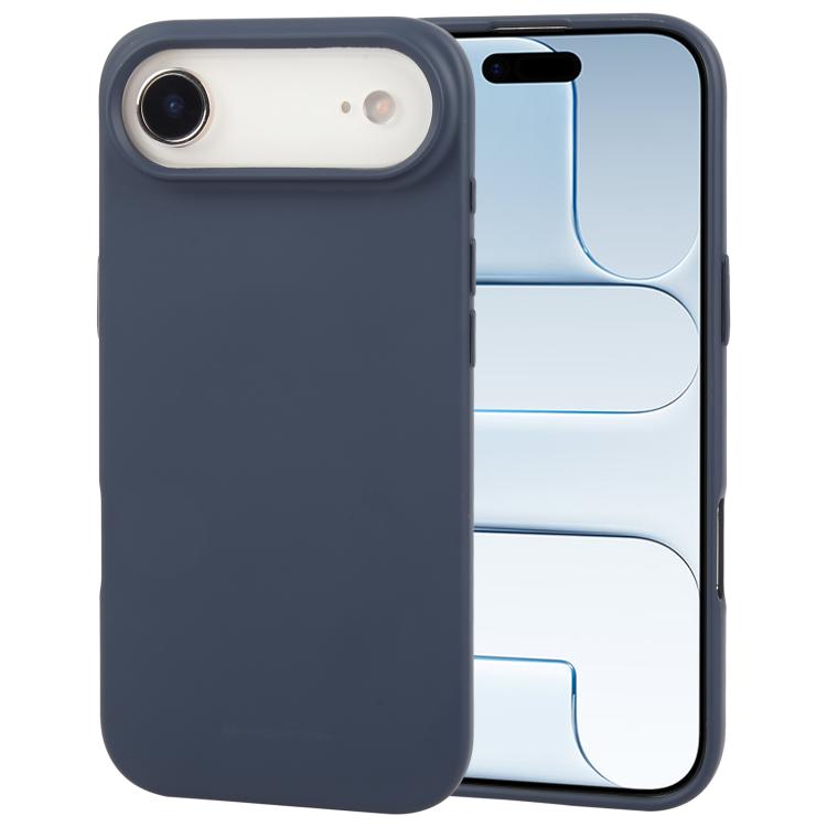 For iPhone Air GOOSPERY SOFT FEELING Liquid TPU Soft Phone Case(Dark Blue)