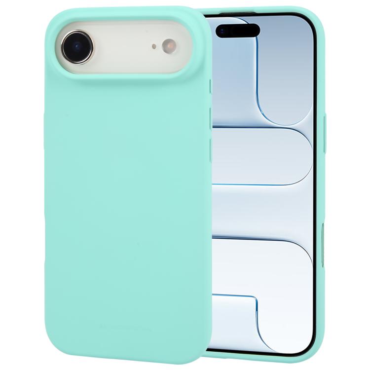 For iPhone Air GOOSPERY SOFT FEELING Liquid TPU Soft Phone Case(Mint Green)