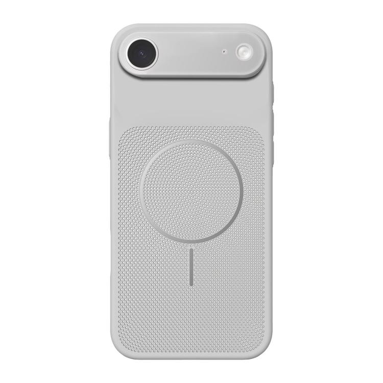 For iPhone Air Heat Dissipation Breathable Mesh Magnetic PC Phone Case(Grey)