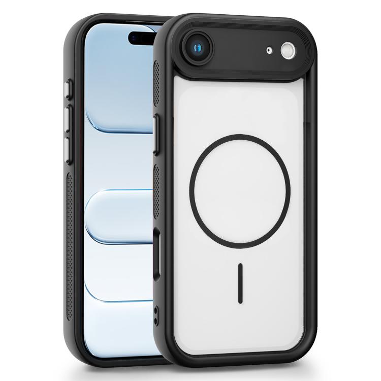 For iPhone Air Heavenly Eye Magnetic TPU Hybrid PC Phone Case(Black)