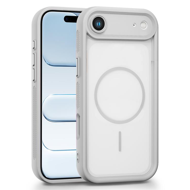 For iPhone Air Heavenly Eye Magnetic TPU Hybrid PC Phone Case(Grey)