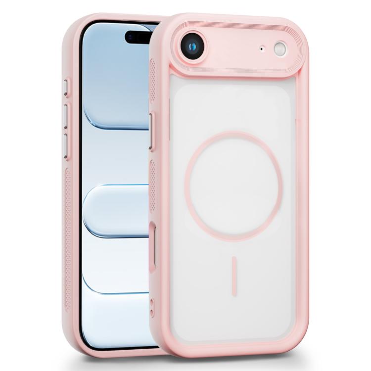 For iPhone Air Heavenly Eye Magnetic TPU Hybrid PC Phone Case(Pink)