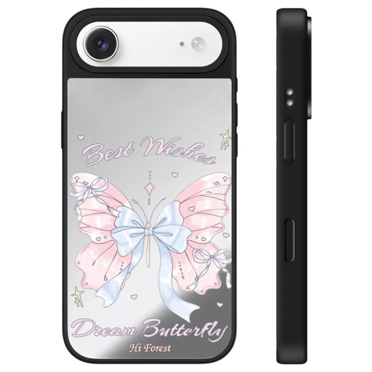 For iPhone Air Hi Forest Series Camera Control Button Mirror Phone Case(Dream Butterfly)
