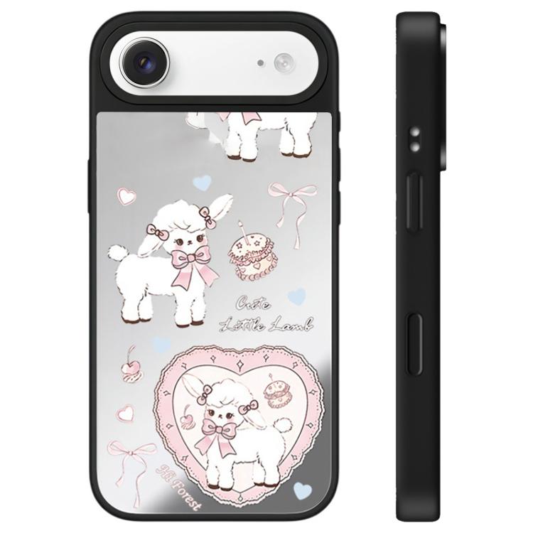 For iPhone Air Hi Forest Series Camera Control Button Mirror Phone Case(Love Lamb)