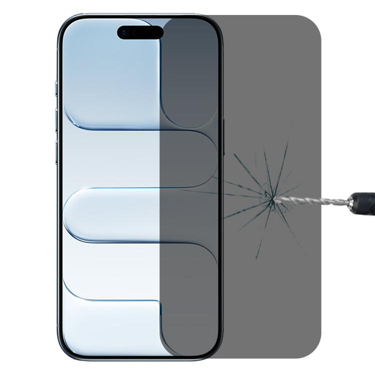 For iPhone Air High Transparency Full Cover Anti-spy Tempered Glass Film