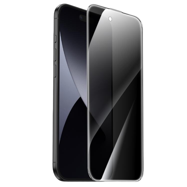 For iPhone Air hoco A888 Plus Bear Shield Series Full Screen Anti-spy Tempered Glass Film