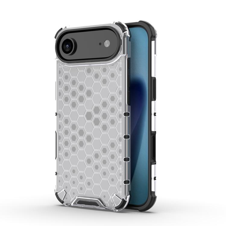 For iPhone Air Honeycomb Shockproof Phone Case(White)
