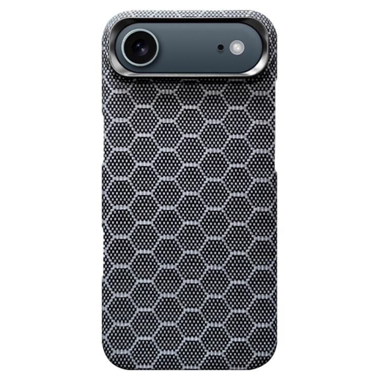 For iPhone Air Honeycomb Texture Aramid Fiber Magnetic Phone Case