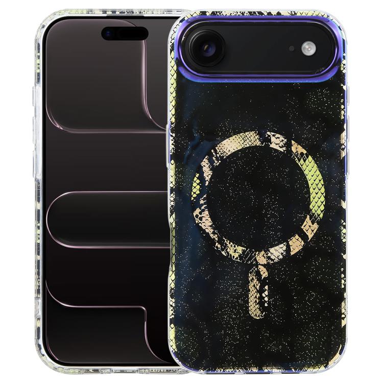 For iPhone Air IMD Blue Light Jungle Series Magnetic Phone Case(Shadow Phantom)