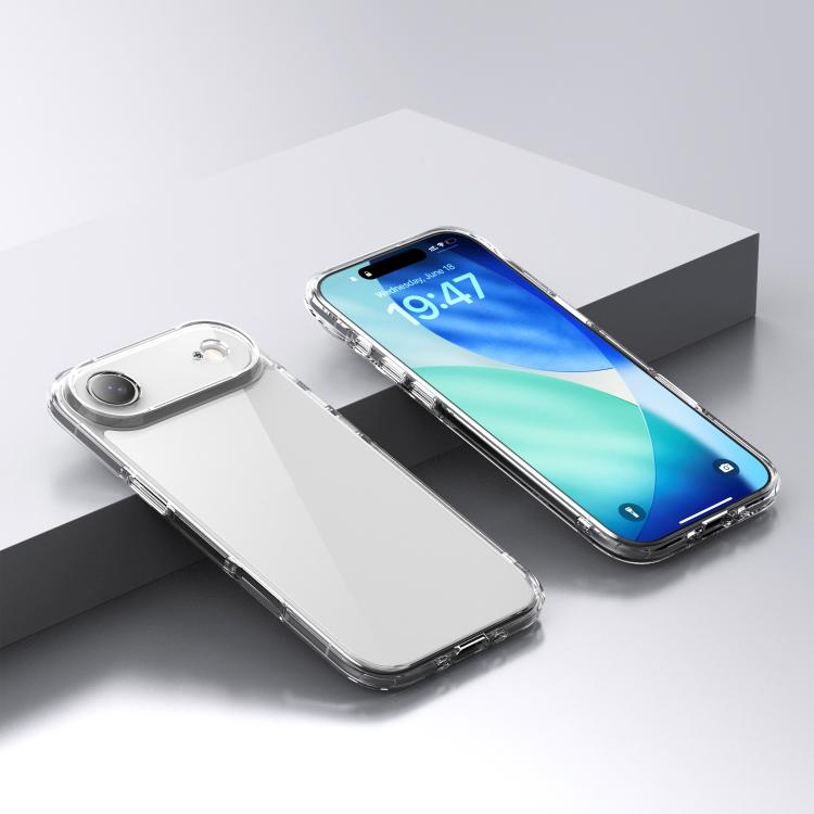 For iPhone Air iPAKY Aurora Series Shockproof PC + TPU Protective Phone Case(Transparent)