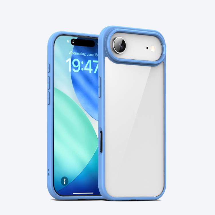For iPhone Air iPAKY Bright Color Series Shockproof PC+TPU Phone Case(Blue)