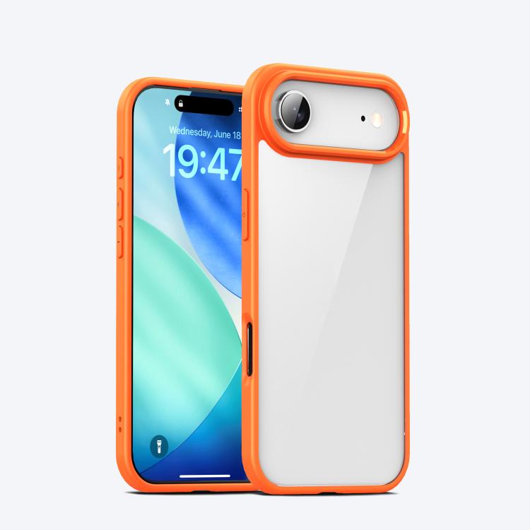 For iPhone Air iPAKY Bright Color Series Shockproof PC+TPU Phone Case(Orange)