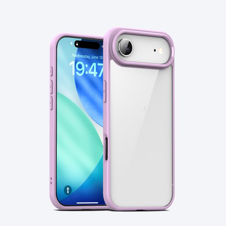For iPhone Air iPAKY Bright Color Series Shockproof PC+TPU Phone Case(Pink)