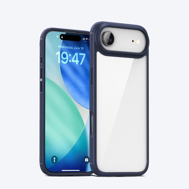 For iPhone Air iPAKY YJ Series Transparent PC+TPU Phone Case(Blue)