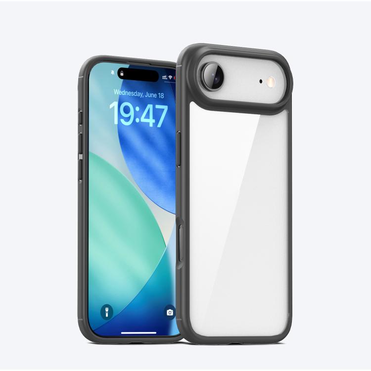 For iPhone Air iPAKY YJ Series Transparent PC+TPU Phone Case(Grey)
