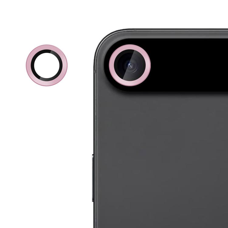 For iPhone Air Kalebol No Flicker Ultra-Thin Individual Camera Lens Tempered Glass Film(Pink)