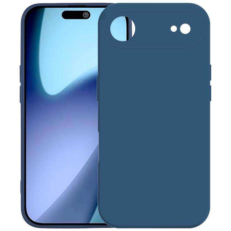 For iPhone Air Kalebol Precise Cutouts Solid Color TPU Phone Case(Blue)