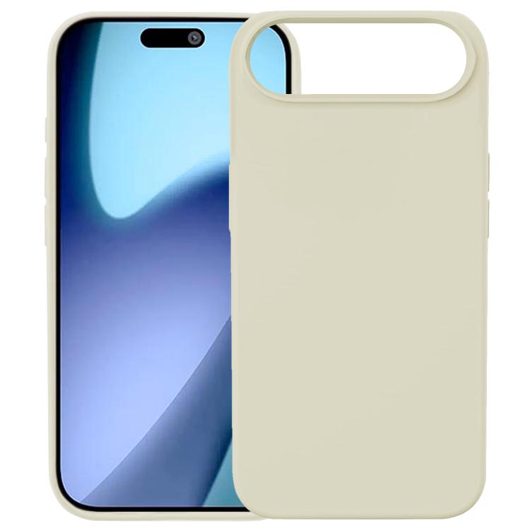 For iPhone Air Kalebol Solid Color Simple All-inclusive Liquid Silicone Phone Case(Starlight)