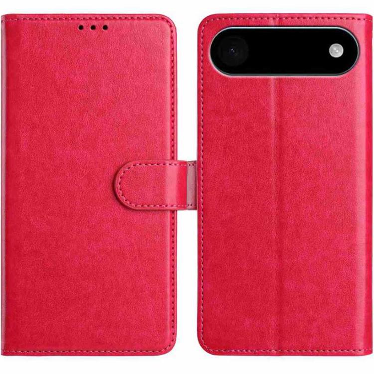 For iPhone Air Lambskin 8-card Slot Leather Phone Case(Rose Red)